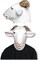 Realistic Goat Mask Full Head Latex Animal Costume for Halloween, Cosplay, Pranks & Parties